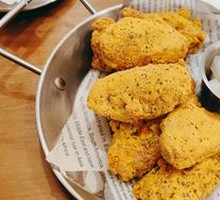 Cheese Snowflake Fried Chicken