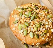 Mushroom-shaped Chia Seed Nut Muffin