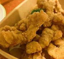 Tempura Mulberry Leaf Crispy Pork