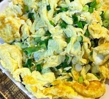 Scrambled Eggs with Green Onions