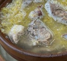 Sour Cabbage and Pork Rib Hot Pot