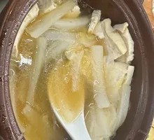 Bok Choy and Tofu Hot Pot