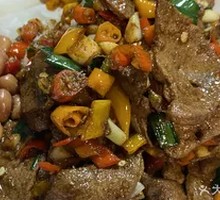 Stir-Fried Pork Liver Rice