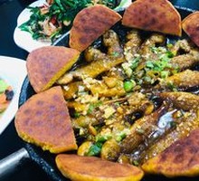 Fried Fish with Corn Cake