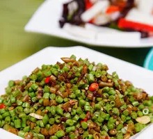 Minced Pork with Green Beans Rice