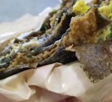 Double Egg Chicken Strip Pancake