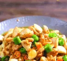 Tea Oil Stir-Fried Chicken