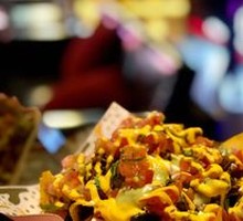 Beef Black Bean Cheese Nachos