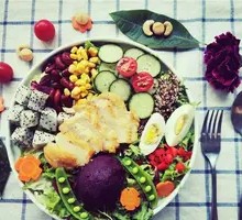 Thick Grilled Chicken Sweet Potato Salad