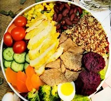 Muscle-Building Purple Sweet Potato Salad