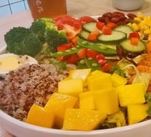 Colorful Green Mango Cod Salad