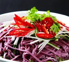 Purple Sweet Potato Noodles