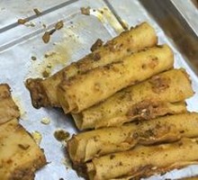 Enoki Mushroom and Tofu Skin Rolls