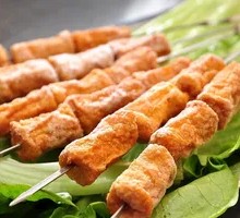 Sweet Fried Radish Skewers