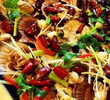 Spicy Garlic Scallops