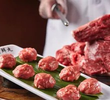 Hand-Made Raw Beef Meatballs