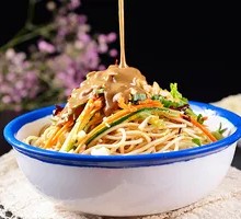Spicy Sesame Beef Noodles