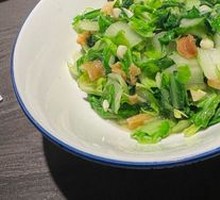 Fried Pork Crumbs with Napa Cabbage