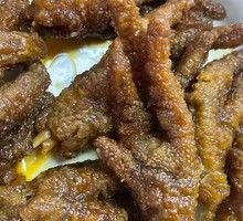 Braised Chicken Feet with Tiger Skin