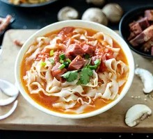 Braised Pork with Knife-Cut Noodles