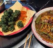 Pork Ribs with Green Beans and Cornbread Dumplings