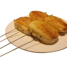 Grilled Steamed Bun Slices