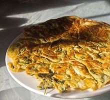 Fiddlehead Fern and Egg Pancake