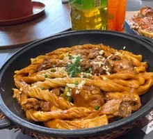 Wild Chicken and Green Bean Stuffed Rice Cakes