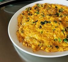 Fiddlehead Fern and Egg Pancake