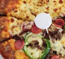 Golden Beef Durian Double Pizza