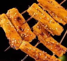 Tofu Skin with Enoki Mushrooms