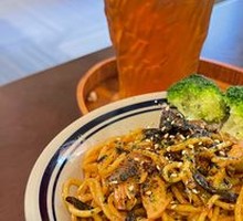 Scallion Oil Chicken Pasta