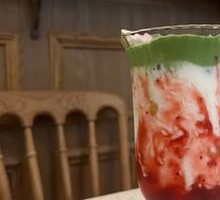 Strawberry Matcha Milk