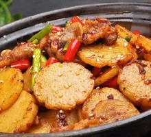 Spicy Potatoes in Dry Pot