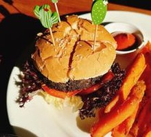 Mediterranean Mushroom Burger