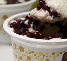 Red Bean Double-Layer Milk Pudding