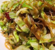 Stir-fried Napa Cabbage with Glass Noodles