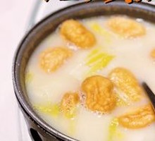 Creamy Fish Dumplings with Baby Bok Choy