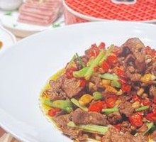18-Second Stir-Fried Beef with Green Peppers