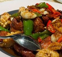 Abalone Stir-Fried with Chicken