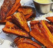 Caramelized Sweet Potato with Homemade Whey Cheese