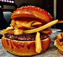 Green Dragon Potato Beef Burger