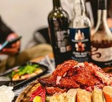 German Crispy Pork Knuckle with Sausage Platter