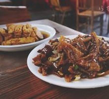 Braised dried loofah