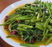 Sour Bamboo Shoots with Water Spinach
