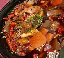 Spicy Dan Dan Noodles with Blood Sausage