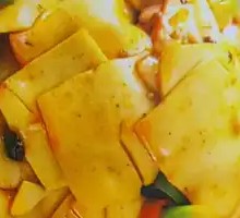 Spicy Pot-Braised Tofu with Leaves