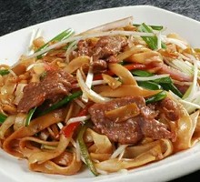 Beef Egg Fried Rice Noodles