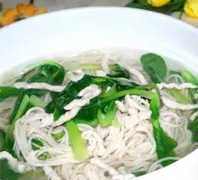 Vegetable and Pork Noodles