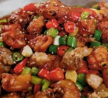 Spicy Pork and Chicken